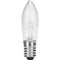 EGB LED top candles - E10 - 8-55V 0.1W - warm wit