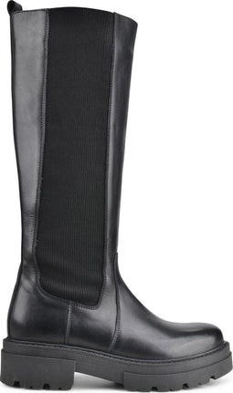 PS Poelman Loki - Chelsea Boots - Chunky zool 5 cm - Zwart - Dames - Maat 36