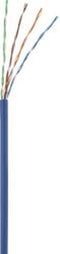 Basetech BT-2270726 RJ45 Netwerkkabel, patchkabel CAT 5e U/UTP 0.50 m Blauw Snagless 1 stuk(s)