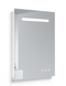 Kame Match Slimme Badkamerspiegel - 60 cm - Mat Grijs - Met LED Verlichting, Bluetooth Speakers &