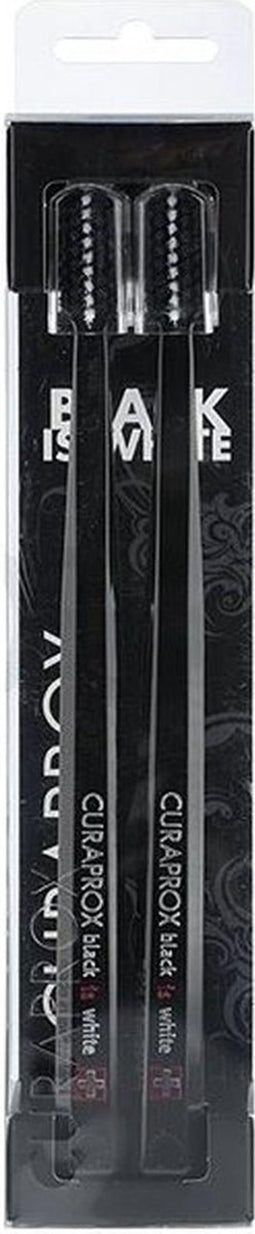 Curaprox Black is White CS5460 - Tandenborstel - 2 stuks - Zwart
