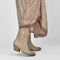 PS Poelman Dixie - Cowboylaarzen - Western hak 7 cm - Bruin Beige Taupe - Maat 38