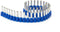 Jokari T60125 - Adereindhulzen 2,5 mm² - 400 stuks - Blauw