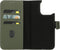 Mobiparts iPhone 15 Pro Max - 2 in 1 Wallet Case - Echt leer met uitneembare backcover - Groen