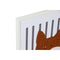 Schilderij Home ESPRIT Wit Grijs Kinderen dieren 40 x 1,8 x 50 cm (4 Stuks)