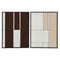 Schilderij Home ESPRIT Wit Beige Modern 60 x 3 x 80 cm (2 Stuks)