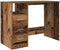 vidaXL - Bureau - 102x76x50 - cm - bewerkt - hout - oud - houtkleurig