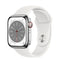 Apple Watch Series 8 - 41mm - Roestvrij staal - Zilver - GPS + Cellular