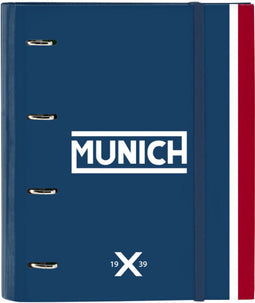 Ringmap Munich Soon A4 Blauw (27 x 32 x 3.5 cm)
