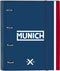 Ringmap Munich Soon A4 Blauw (27 x 32 x 3.5 cm)