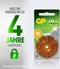 GP ZA312 - Hoorapparaatbatterij - Lange levensduur - Bruin
