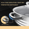 Royalty Line® SP7 Pannenset Inductie - 8 Delige Diepe Pannensets - Kookpotten - 3.5 / 4.5 / 6/ 8 Liter Soepppan - Kookpannen Voor Alle Warmtebronnen - RVS