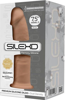 SILEXD - Dildo Dual Density Mod. 2 - 7.5 Caramel