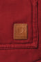 BRIXTON ABRAHAM REV VEST - Mouwloos - Leren ritssluiting - Diep bruin/Rood geruit