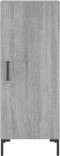 vidaXL - Dressoir - 34,5x34x90 - cm - bewerkt - hout - grijs - sonoma - eikenkleurig