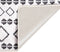 vidaXL - Vloerkleed - wasbaar - anti-slip - 190x300 - cm - zwart - en - wit