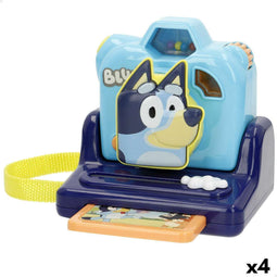 Bluey - Fotocamera speelgoed - Geluid - Blauw (4 stuks)