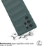 imoshion Hoesje - Geschikt voor Samsung Galaxy S22 Ultra - EasyGrip Backcover - Donkergroen