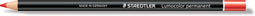Staedtler potlood Lumocolor permanent glasochrom, rood 12 stuks