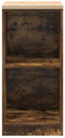 vidaXL - Garagekast - 40x51x85 - cm - massief - grenenhout - gerookt - eiken