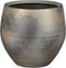 Mica Decorations Esta Bloempot - 23x23x20 cm - Terracotta - Grijs