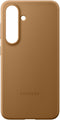 Samsung Galaxy S25 - Vegan Leather Case - Krasbestendig - Bruin