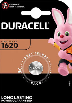 Duracell CR1620 - Knoopcelbatterij - Lithium 3 V
