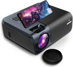 Belesy® Beamer Projector M27 - 4K Full HD Support - 10.000:1 Contrast - 3.800 Lumen - Projectie 50 tot 150 inch - Beamers - LCD + LED - Incl. Bluetooth - Cadeau - WK 2022 - Moederdag