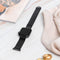 imoshion Milanees magnetisch bandje - Geschikt voor Apple Watch 1, 2, 3, 4, 5, 6, 7, 8, 9, 10 (42 mm), SE - 38/40/41 mm - Zwart - S