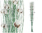 Boeketten Katoen Groen 10 x 100 x 18 cm (18 Stuks)