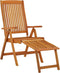 vidaXL - Tuinstoelen - met - voetensteunen - 2 - st - inklapbaar - eucalyptushout