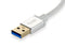 LevelOne USB-0503 - Dockingstation - 3x USB 3.2 (Gen1) - 1x Ethernet 1Gbps - Zilver