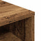 vidaXL - Boekenkast - 34x31x80 - cm - bewerkt - hout - oud - houtkleurig