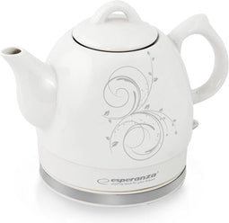 Esperanza Alamere - Waterkoker - 1,2 Liter - 1350W - Keramiek - Wit