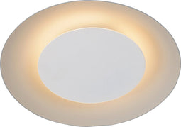 Lucide FOSKAL - Plafonnière - Ø 21,5 cm - LED 1x6W 2700K - Wit