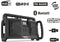 PerfectPro Rockbull - Bouwradio - DAB+ FM - 50 Watt - Zwart