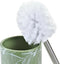 Items - WC/Toiletborstel met zeeppompje/beker - flowers groen
