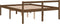 vidaXL - Seniorenbed - massief - grenenhout - honingbruin - 140x190 - cm