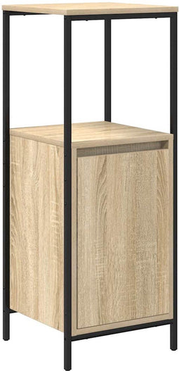 vidaXL - Badkamermeubel - met - planken - 36x35x95 - cm - Sonoma - eikenkleurig