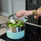 COOCK 19-Delige Pannenset - Inductie - Anti-Aanbak Coating - Ergonomische Koudgrepen - Turquoise (Groen)