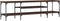 vidaXL - Tv-meubel - 161x35x45 - cm - bewerkt - hout - en - ijzer - bruin - eikenkleur