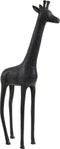 D - Light & Living - Ornament GIRAFFE - 28x11x63cm - Zwart