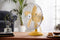 Swan - Tafelventilator – Verticaal Kantelbaar – 3 Snelheden - 12 Inch – Geel