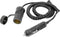 EAL 12V Sigarettenaanstekerplug verleng spiraalkabel - 10A - 2,5 meter