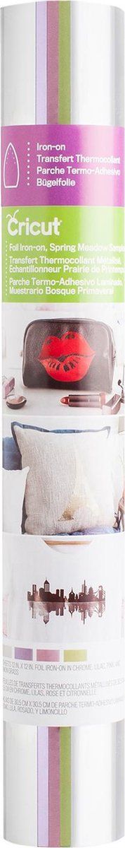Cricut Iron-On met Folie 30x30cm – Pastel (4 vellen)