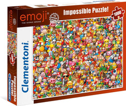 Clementoni - Puzzel 1000 Stukjes - Impossible Emoji - Puzzel Voor Volwassenen en Kinderen - 14-99 jaar