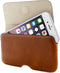 Mobiparts Excellent Belt Case - Insteekhoesje - Echt leder - Oaked Cognac (3XL)