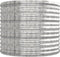 vidaXL - Plantenbak - 224x80x68 - cm - gepoedercoat - staal - zilverkleurig