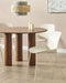 MILACA - Eetkamerstoel set van 2 - Beige - Plastic