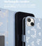 iMoshion Hoesje Geschikt voor iPhone 14 Hoesje Met Pasjeshouder - iMoshion Design Bookcase smartphone - Blauw / Butterfly